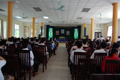 Toàn cảnh hội trường