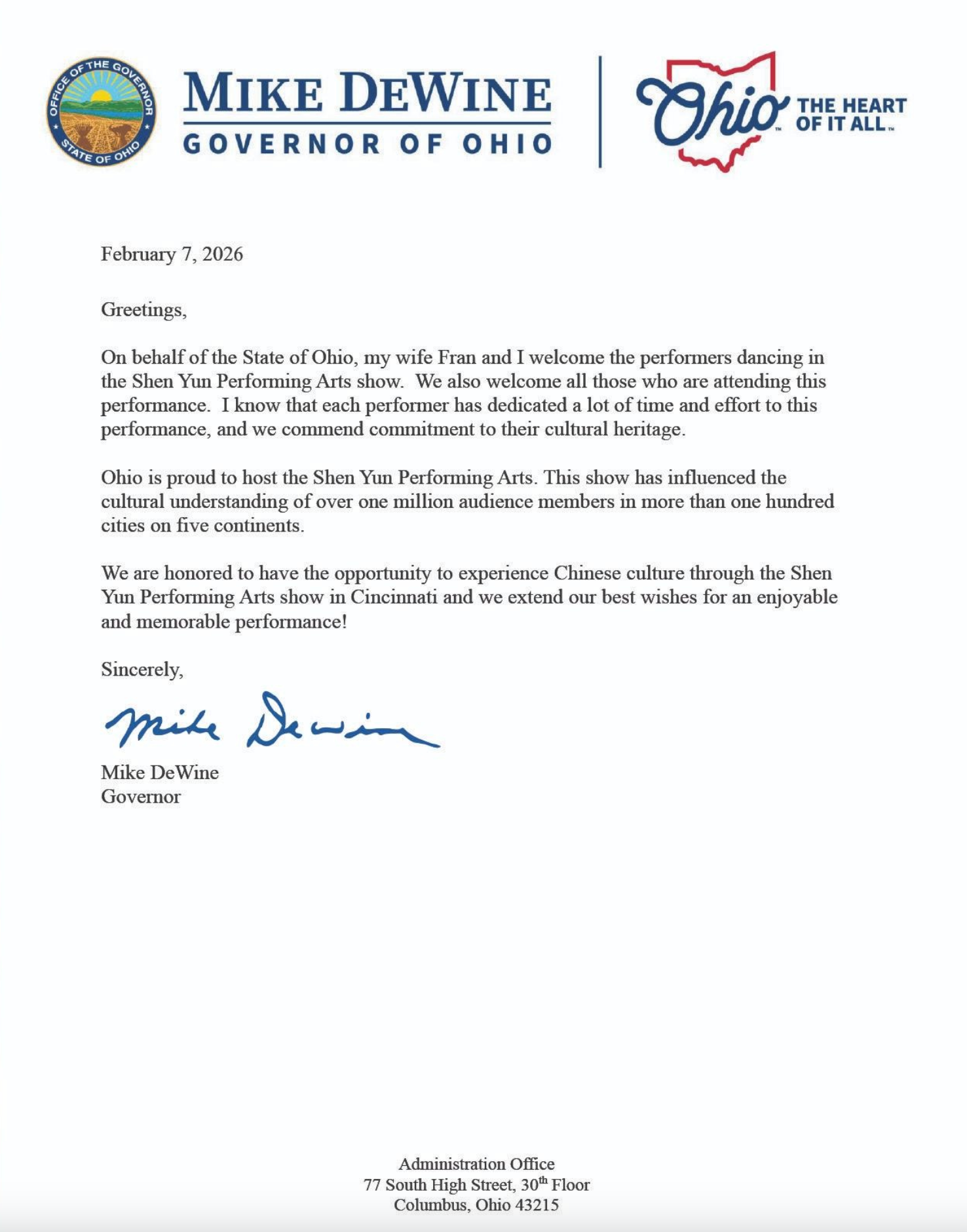 Ông Mike DeWine
